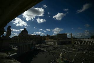 View of the Square Peter Square second day of conclusion